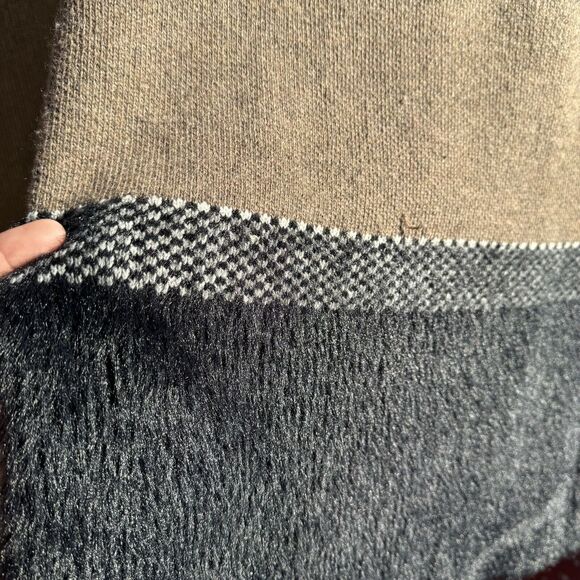 Anthropologie Current Air Cardigan Sweater Womens Size XS Brown Black Wool - Picture 8 of 16